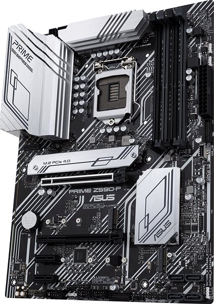 Motherboard ASUS PRIME Z590-P Lateral view