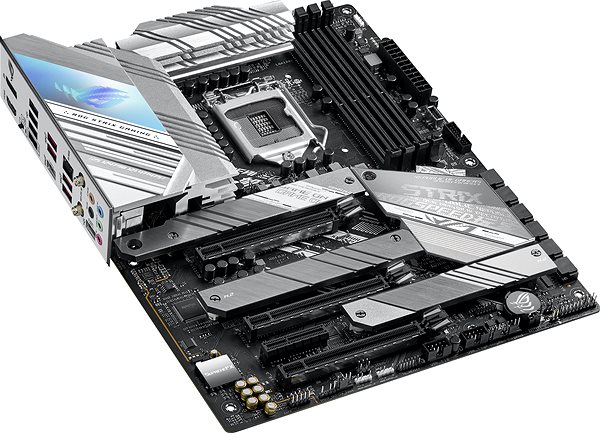 Motherboard ASUS ROG STRIX Z590-A GAMING WIFI Lateral view