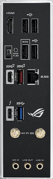 Motherboard ASUS ROG STRIX Z590-I GAMING WIFI Connectivity (ports)