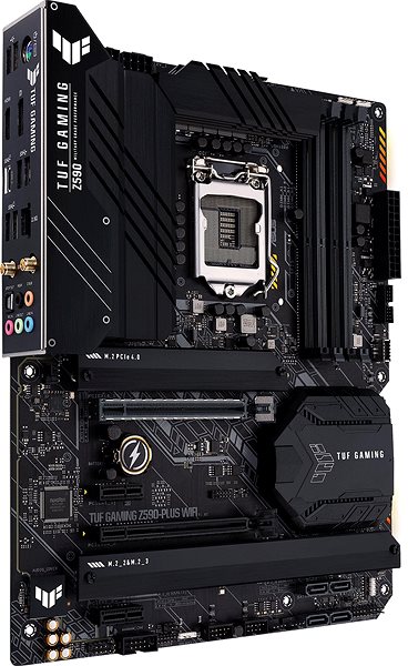 Motherboard ASUS TUF GAMING Z590-PLUS WIFI Lateral view
