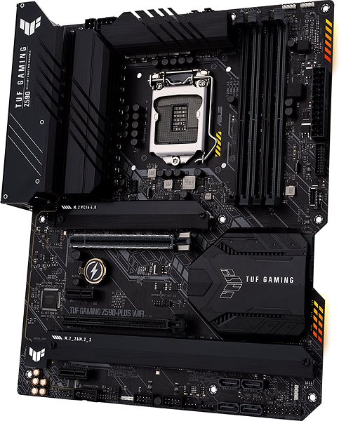 Motherboard ASUS TUF GAMING Z590-PLUS WIFI Seitlicher Anblick
