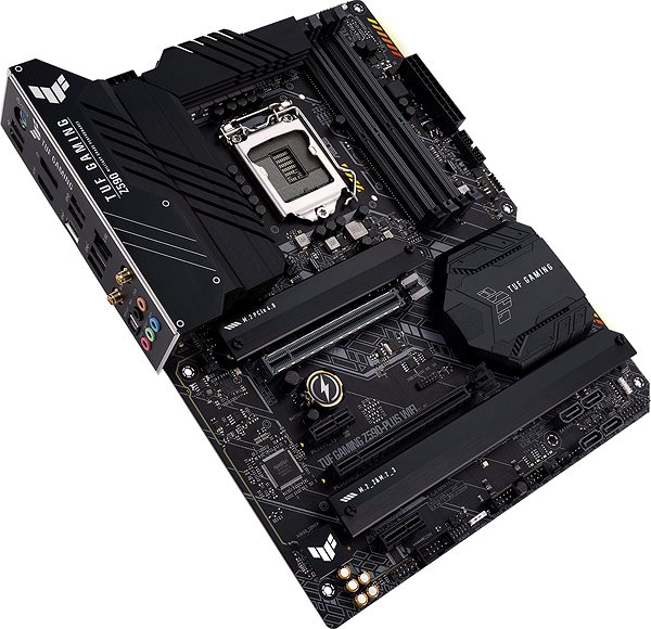 Motherboard ASUS TUF GAMING Z590-PLUS WIFI Lateral view