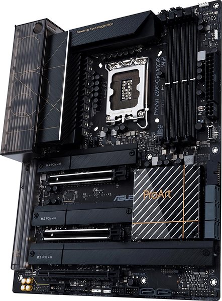 Motherboard ASUS ProArt Z690-CREATOR WIFI Lateral view