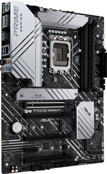 Motherboard ASUS PRIME Z690-P - Mainboard Seitlicher Anblick