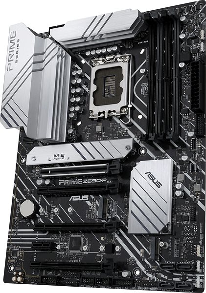 Motherboard ASUS PRIME Z690-P - Mainboard Seitlicher Anblick