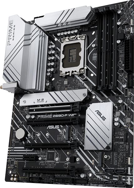 Motherboard ASUS PRIME Z690-P WIFI Lateral view