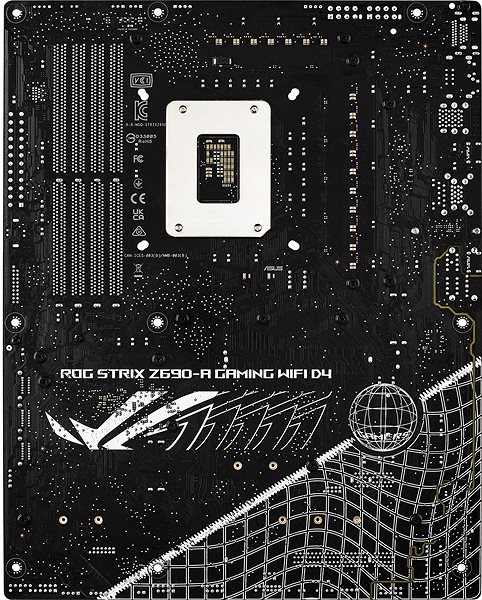 Motherboard ASUS ROG STRIX Z690-A GAMING WIFI D4 Bottom side