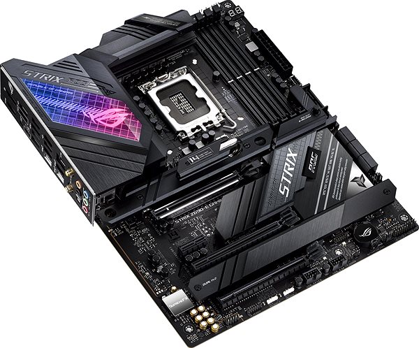 Motherboard ASUS ROG STRIX Z690-E GAMING WIFI Lateral view
