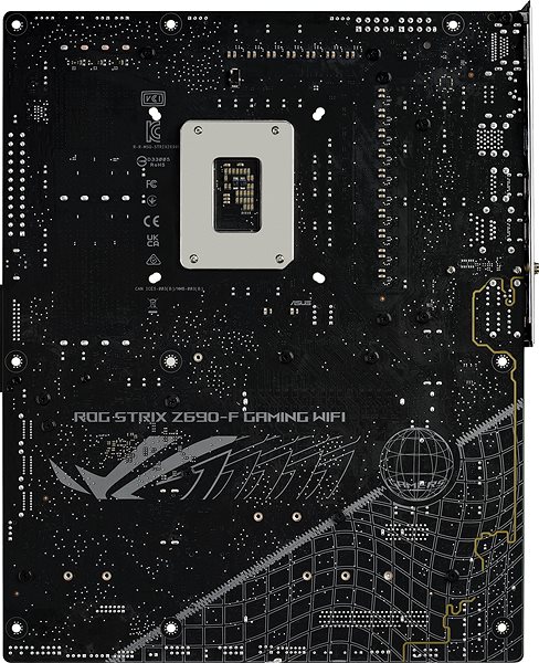 Motherboard ASUS ROG STRIX Z690-F GAMING WIFI - Mainboard Bodenseite