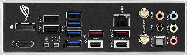 Motherboard ASUS ROG STRIX Z690-G GAMING WIFI - Mainboard Anschlussmöglichkeiten (Ports)