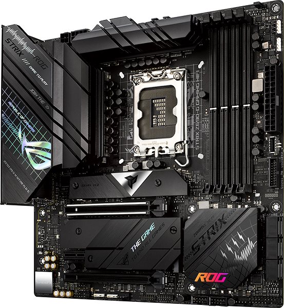 Motherboard ASUS ROG STRIX Z690-G GAMING WIFI Lateral view