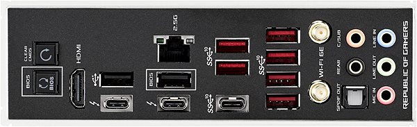 Motherboard ASUS ROG MAXIMUS Z690 HERO - Mainboard Anschlussmöglichkeiten (Ports)