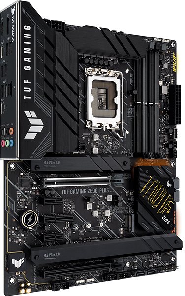 Motherboard ASUS TUF GAMING Z690-PLUS Lateral view