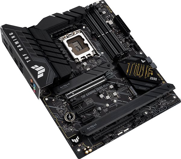 Motherboard ASUS TUF GAMING Z690-PLUS Lateral view