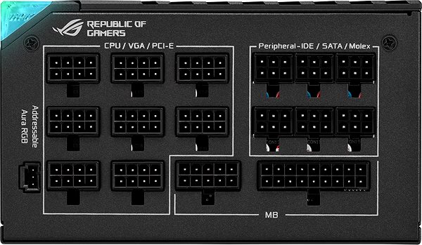 PC zdroj ASUS ROG THOR 1000 W Platinum II Možnosti pripojenia (porty)