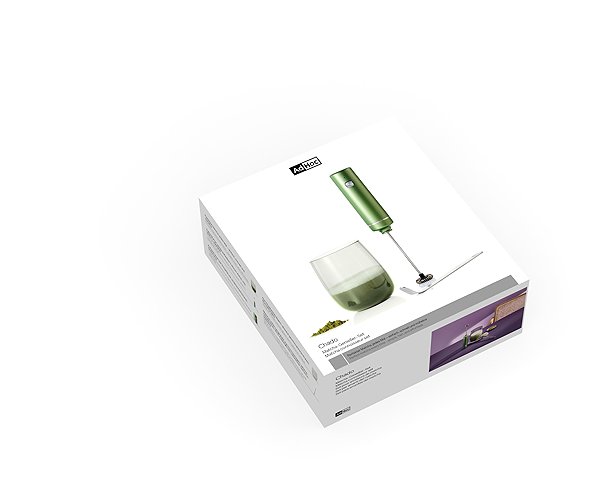 Milchaufschäumer AdHoc Set für die Matcha-Zubereitung CHADO Kunststoff/Edelstahl/Glas ...