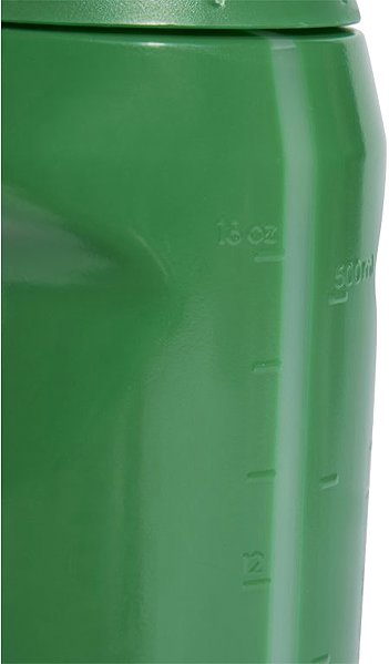 Adidas Tiro 0.5L water bottle, green.