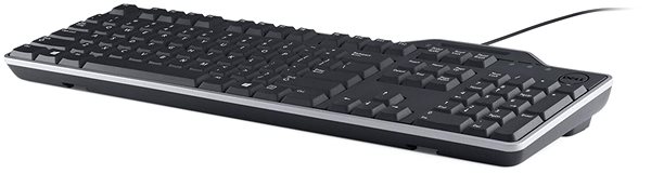 Tastatur Dell KB-813 schwarz - DE Seitlicher Anblick