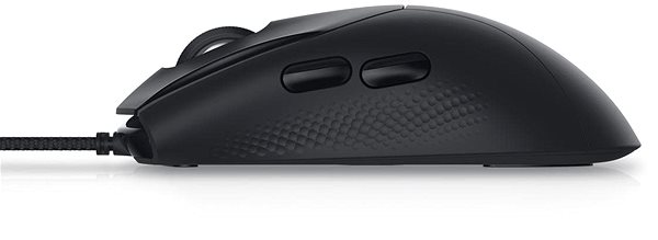 Gaming-Maus Dell Alienware Gaming Mouse - AW320M, schwarz Seitlicher Anblick