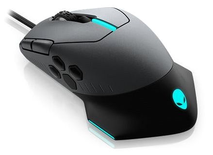 Gaming-Maus Dell Alienware Wired Gaming Mouse - AW510M Seitlicher Anblick
