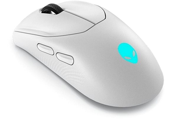 Herná myš Herná myš Alienware AW720M, biela Bočný pohľad