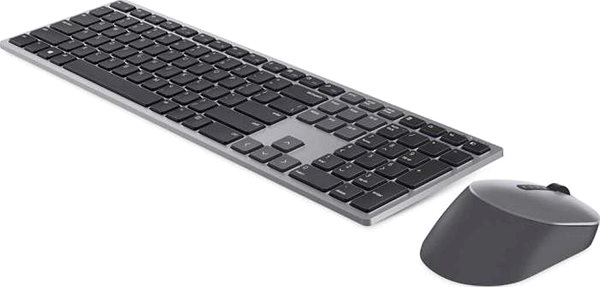 Set klávesnice a myši Dell Premier KM7321W – HU Bočný pohľad