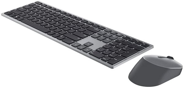 Set klávesnice a myši Dell Premier KM7321W – UKR Bočný pohľad