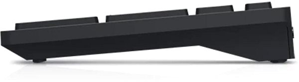 Tastatur/Maus-Set Dell Pro KM5221W - schwarz - UKR Seitlicher Anblick