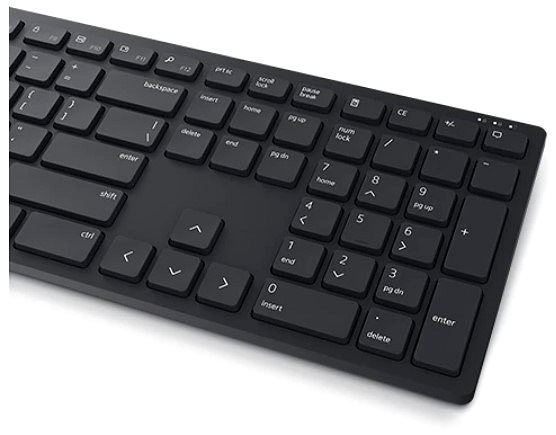 Tastatur/Maus-Set Dell Pro KM5221W schwarz - US (QWERTY) ...