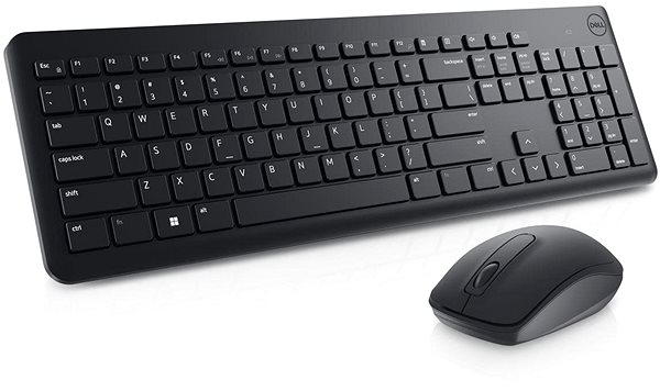 Tastatur/Maus-Set Dell KM3322W - DE Seitlicher Anblick