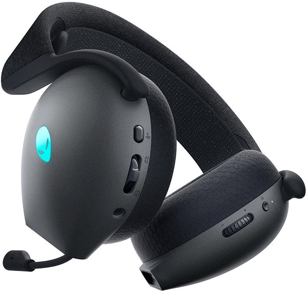 Herné slúchadlá Dell Alienware Dual Mode Wireless Gaming Headset – AW720H (Dark Side of the Moon) ...