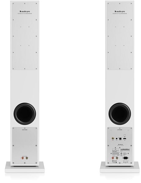 Reproduktory Audio Pro A36 biele Zadná strana