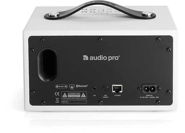 Bluetooth Speaker Audio Pro C3, White Connectivity (ports)