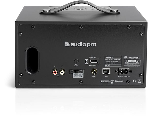 Bluetooth Speaker Audio Pro C5, Black Connectivity (ports)