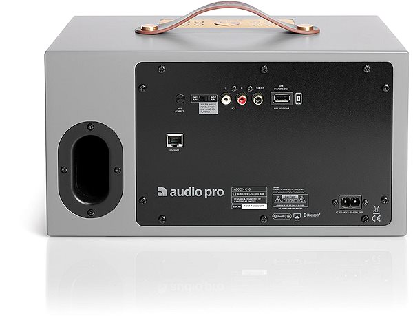 Bluetooth Speaker Audio Pro C10, Grey Connectivity (ports)