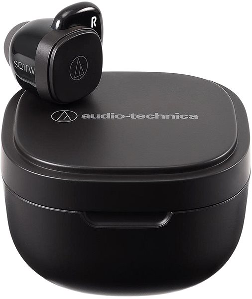 Vezeték nélküli fül-/fejhallgató Audio-Technica ATH-SQ1TW fekete Képernyő