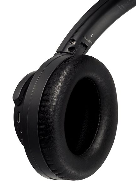 Wireless Headphones Audio-Technica ATH-ANC700BT black Lateral view