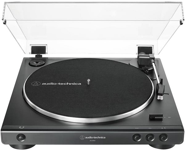 Turntable Audio-Technica AT-LP60x Black Lateral view