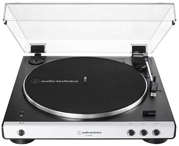 Turntable Audio-Technica AT-LP60XBTWH Lateral view