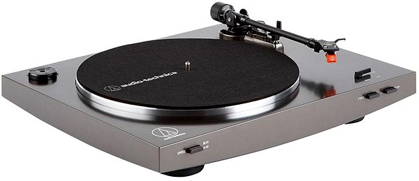 Turntable Audio-Technica AT-LP2X Grey Lateral view