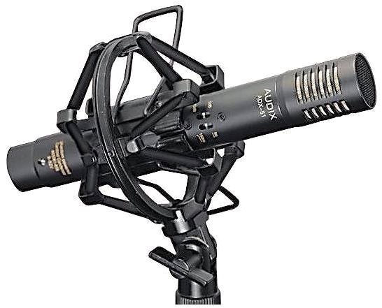 Mikrofón AUDIX ADX51 Bočný pohľad