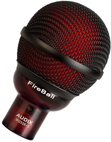 Mikrofón AUDIX FireBall Bočný pohľad