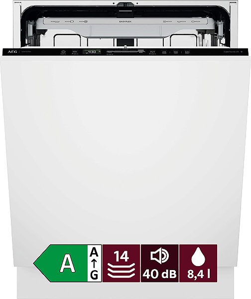 Built-in Dishwasher AEG 8000 ComfortLift NG82IA50TK ...