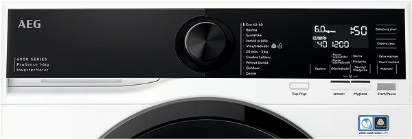 Narrow Washing Machine AEG 6000 ProSense™ LSR6E26DC ...
