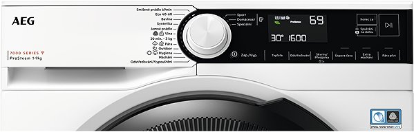 Set práčka a sušička AEG 7000 ProSteam® LFR73964CC + AEG 9000 AbsoluteCare® Plus 3DScan TR9394C ...
