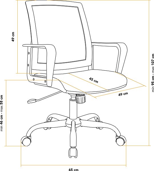 Office Chair AlzaErgo Chair Conference 1 black ...