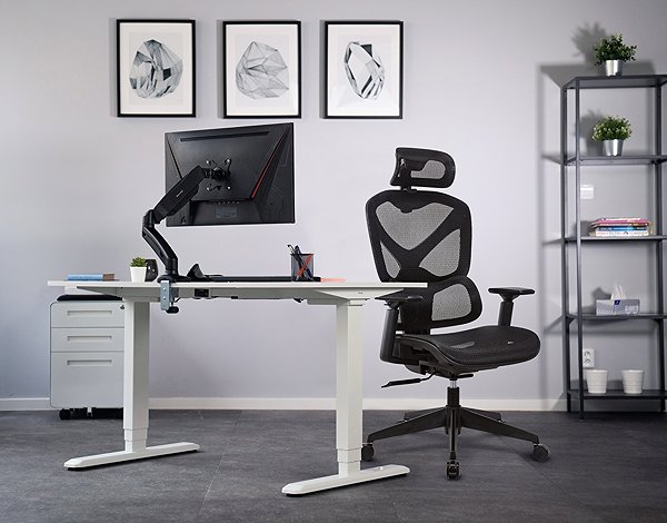 Office Chair AlzaErgo Chair Wave 1 Mesh Black ...