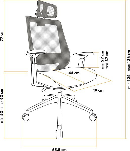 Office Chair AlzaErgo Chair Range 1 black ...