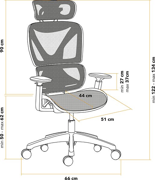 Office Chair AlzaErgo Chair Delta 1 grey ...