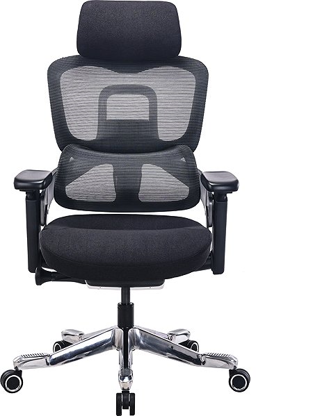 Office Chair AlzaErgo Chair Abyss 2 Fabric Black ...